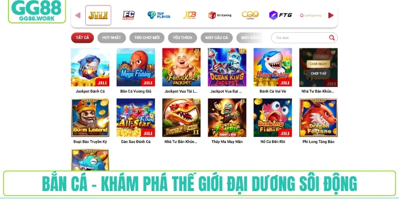 Bắn cá - Khám phá thế giới đại dương sôi động ngay tại nhà